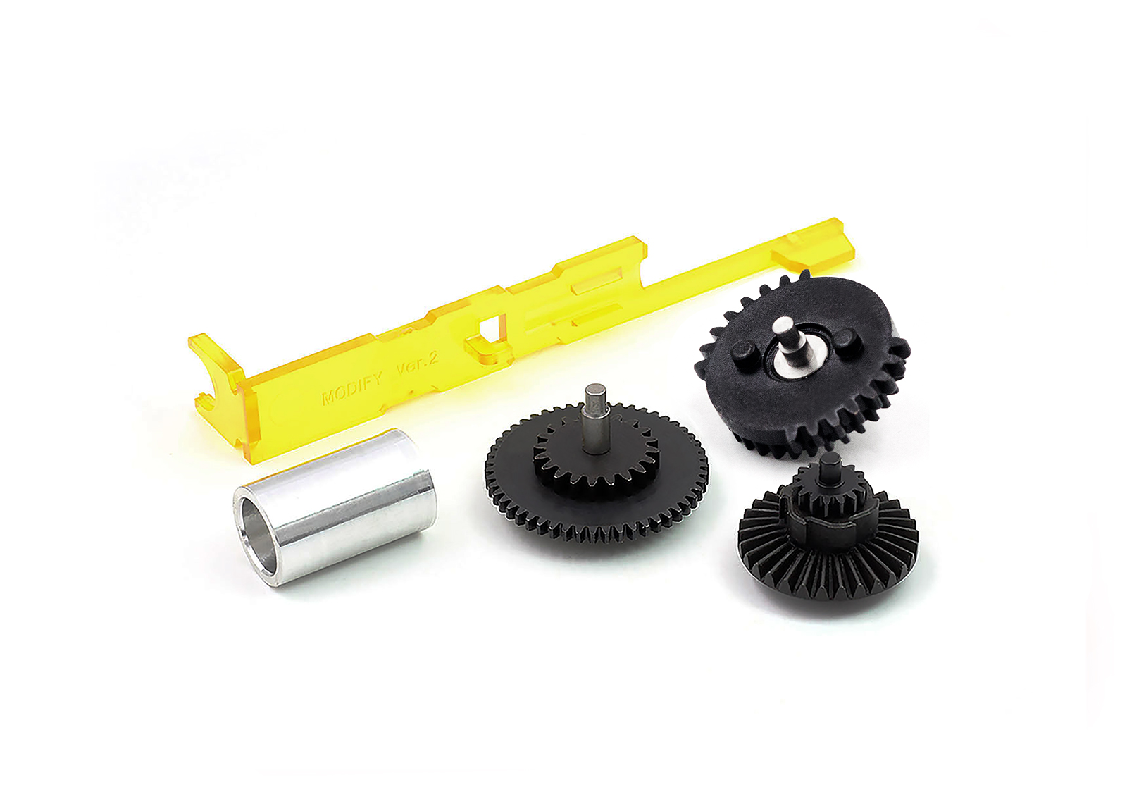 New Quantum Gear Set  (16.32:1) for Ver.2/Ver.3/Ver.6 Gearbox (with Spring Guide Spacer + Special Tappet Ver. 2)